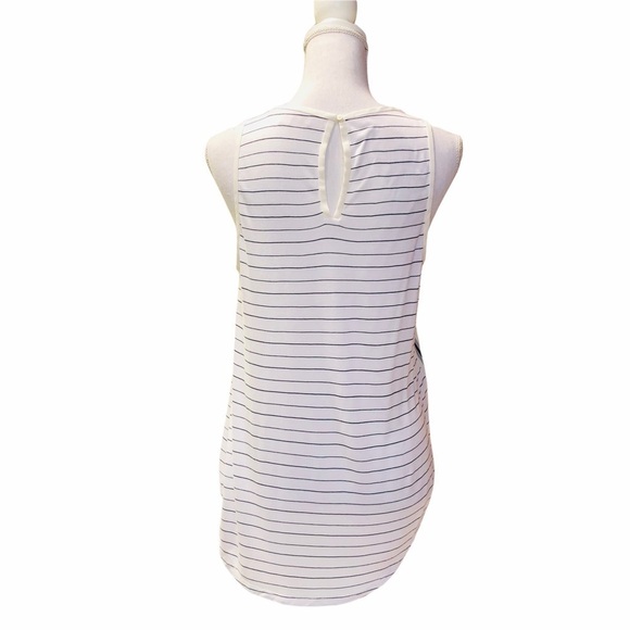 LOFT - WOMENS NAVY & WHITE STRIPED TANK SZ S - Picture 4 of 8